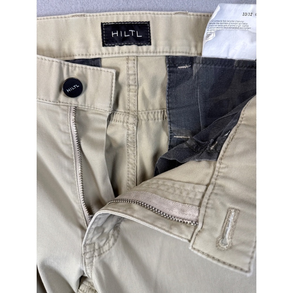 Hiltl Chino Pants Seth 41380 Casual Cotton Blend 5 Pocket Trousers Men 33x32 EUC - Picture 8 of 13